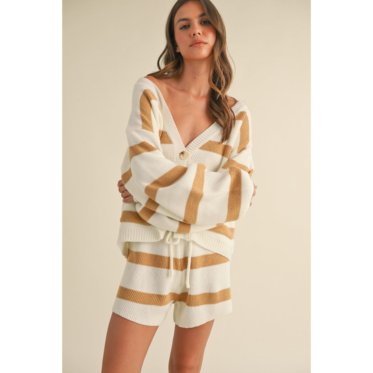 Down To Business Cardigan Set