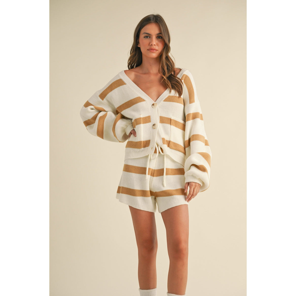 Down To Business Cardigan Set