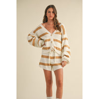 Down To Business Cardigan Set