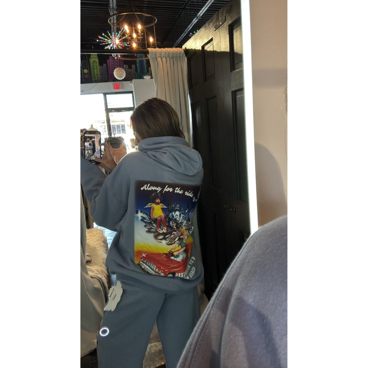 Along The Ride Harley Hoodie