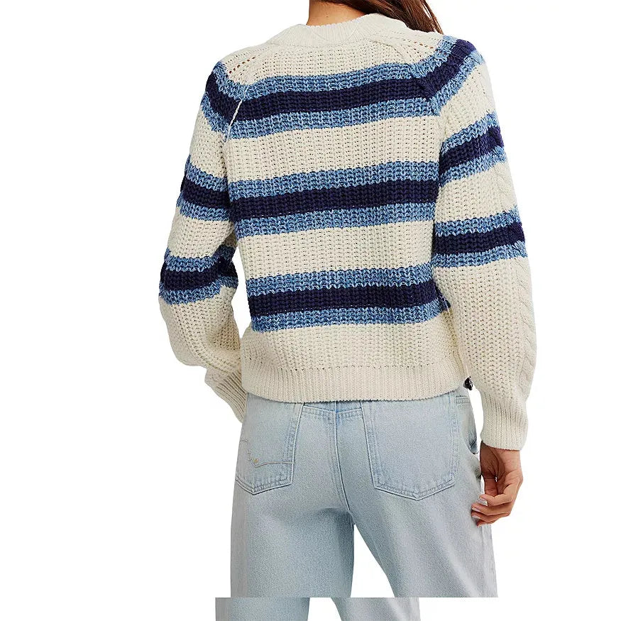 Frankie Cable Stripe Sweater