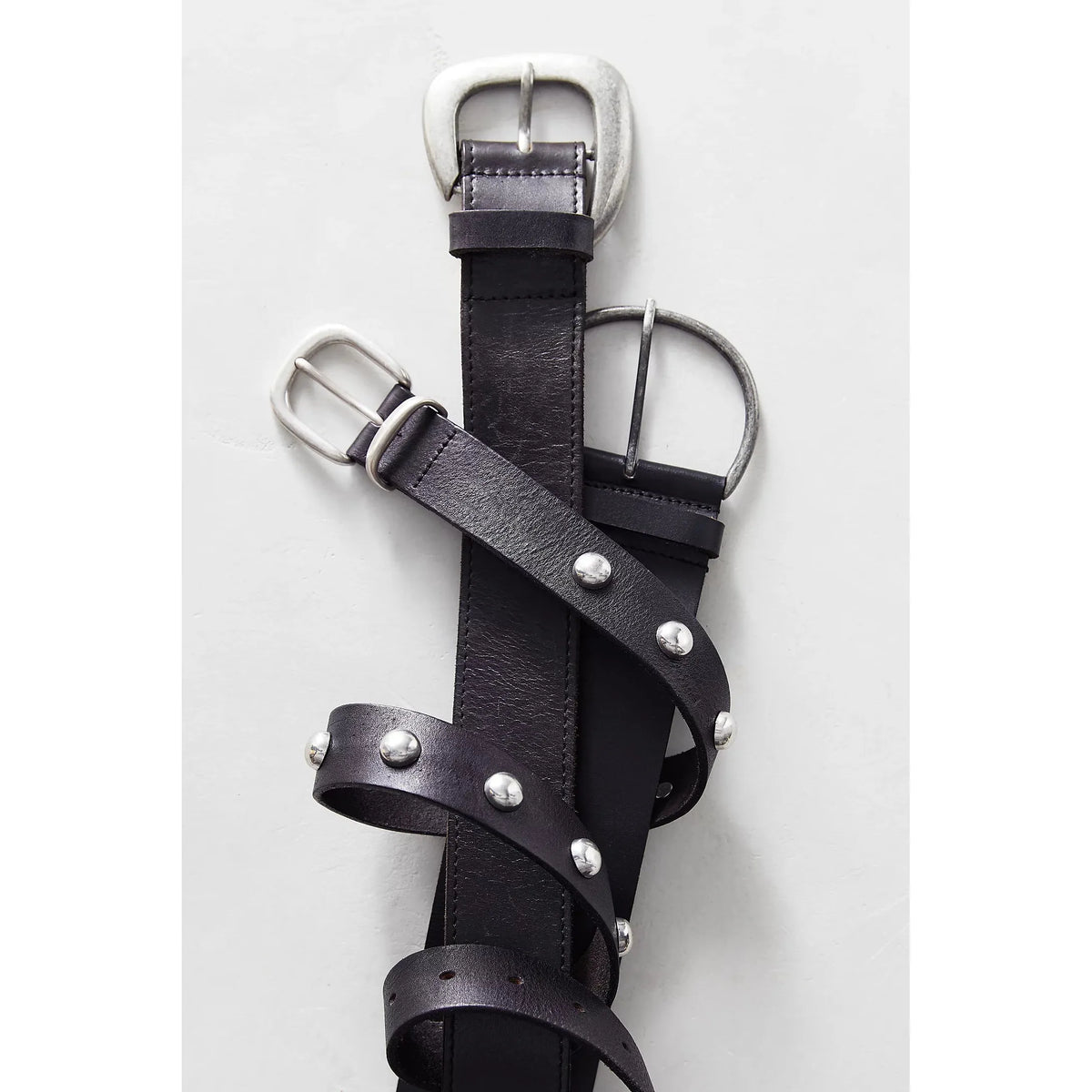 Rhodes Stud Belt - In Black