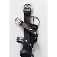 Rhodes Stud Belt - In Black