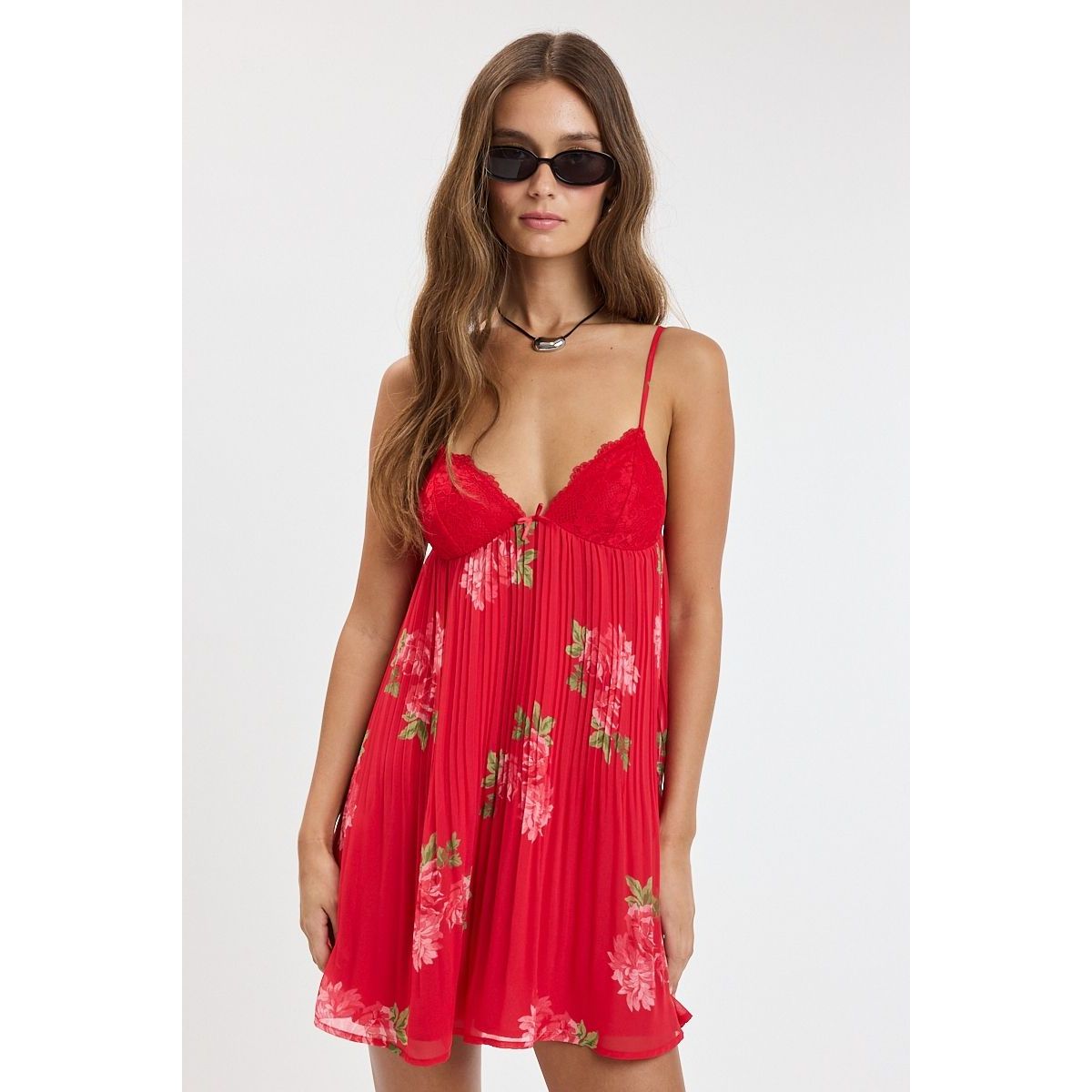 Jillian Dress in Red