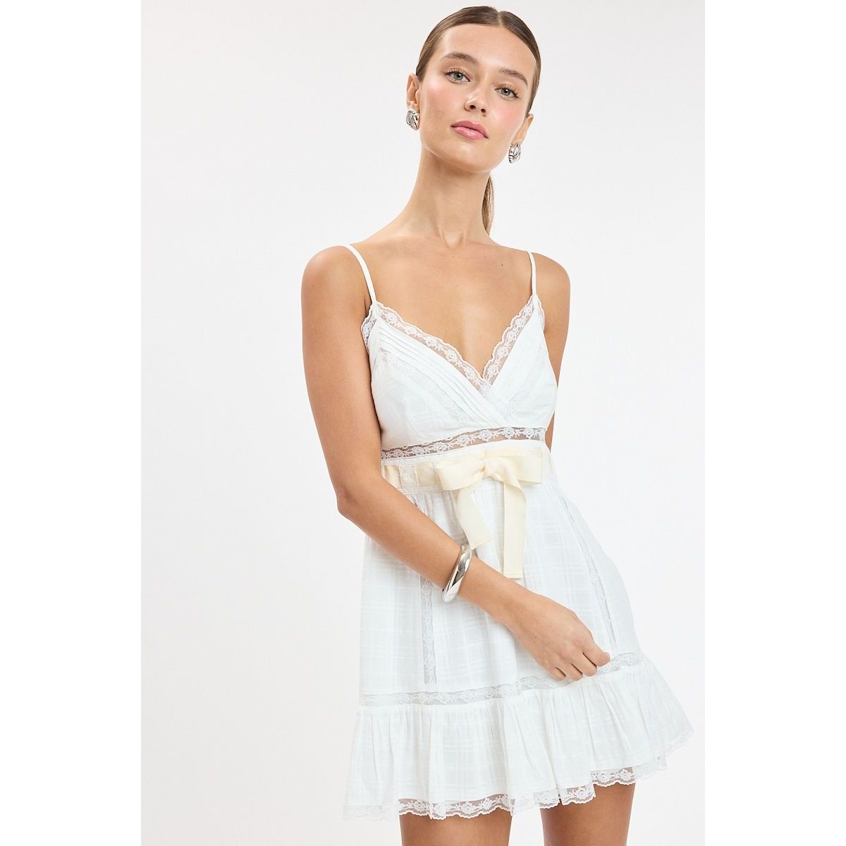 Bridgerton Dress In  White