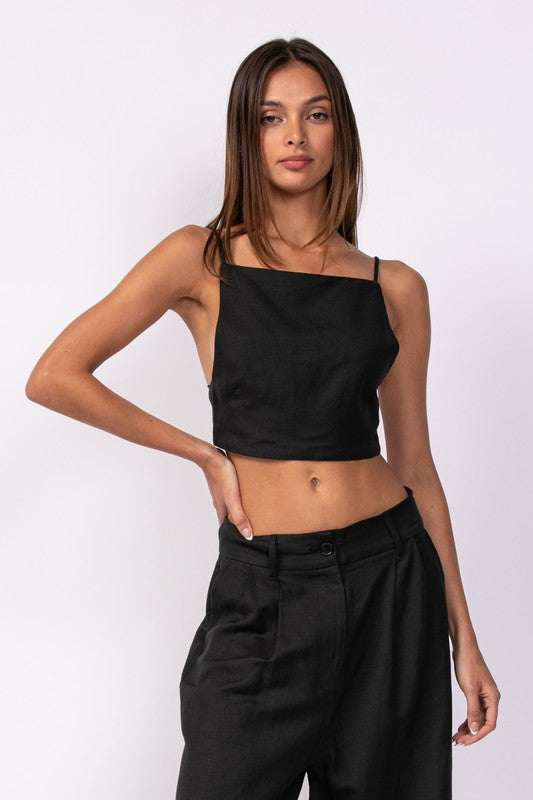 Beckham Linen Top