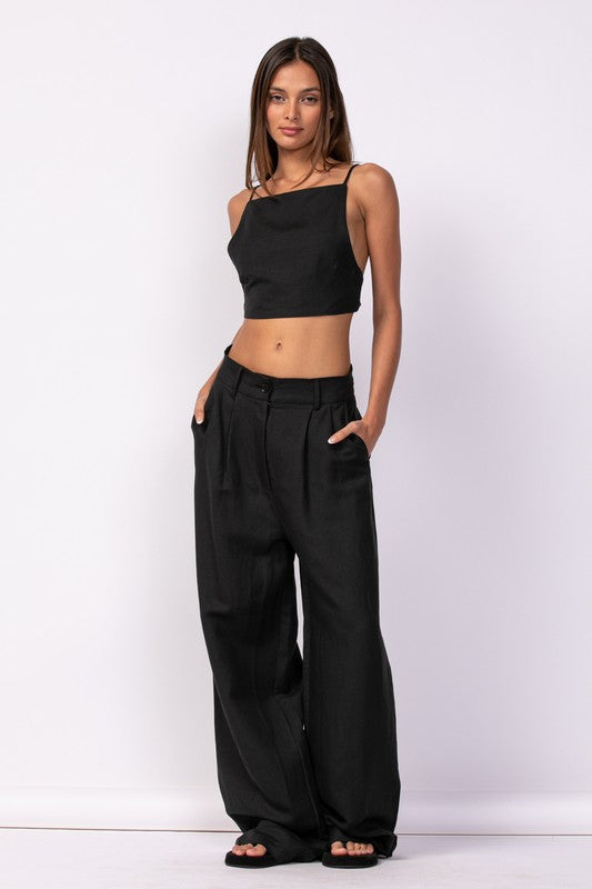 Beckham Linen Top