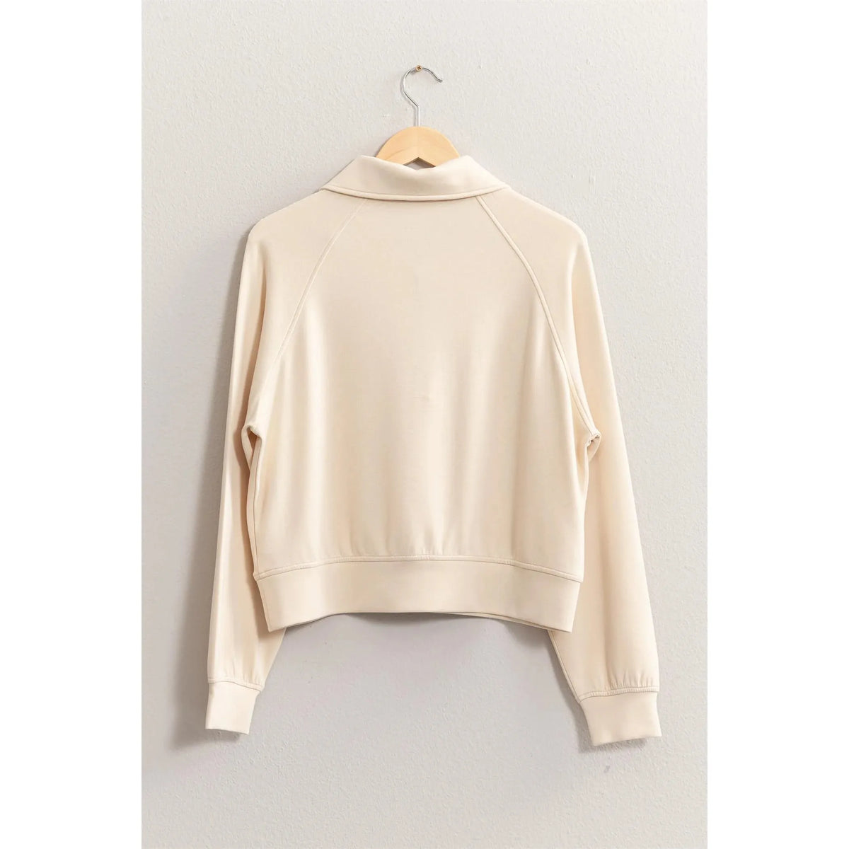 Half Zip Collar Sweatshirt