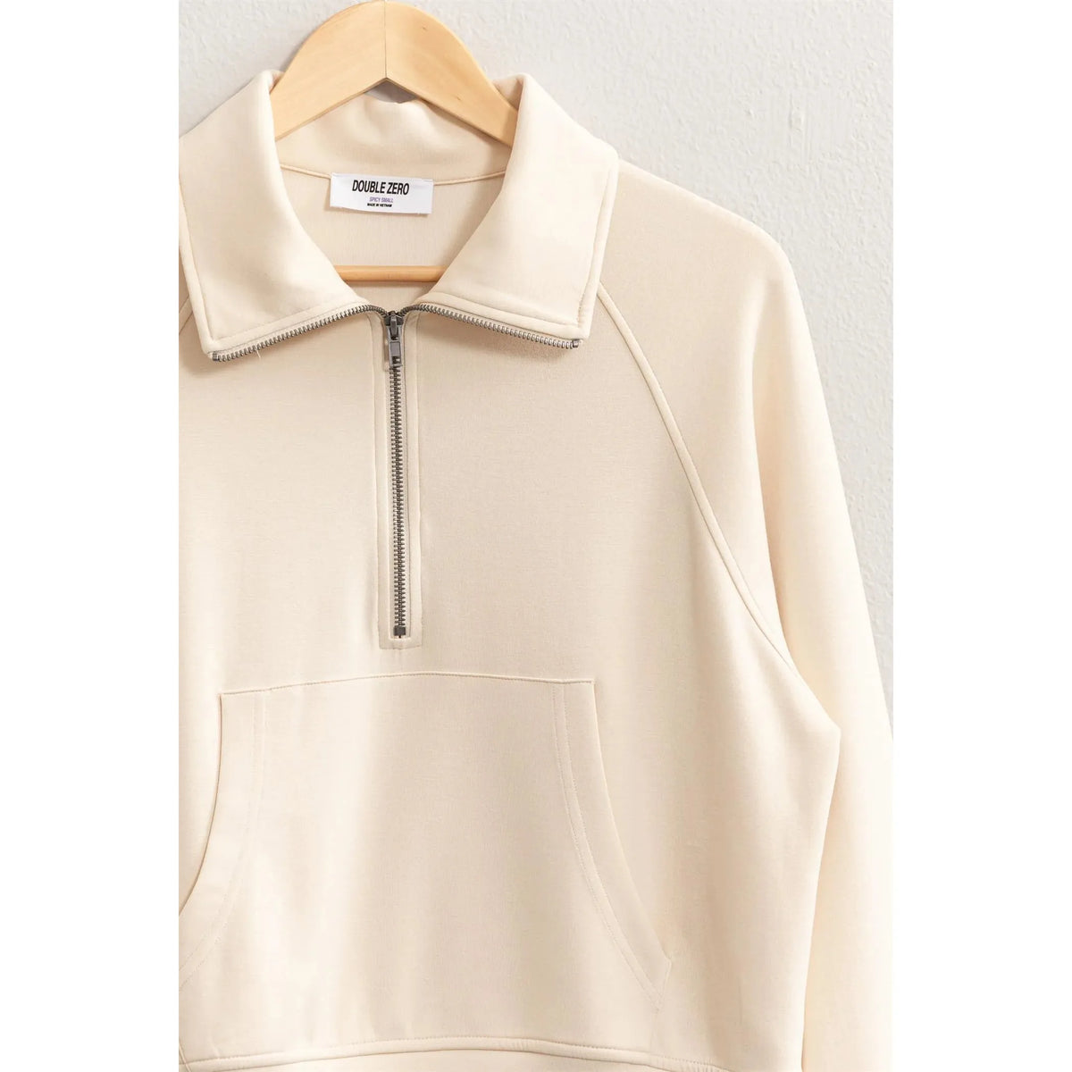 Half Zip Collar Sweatshirt