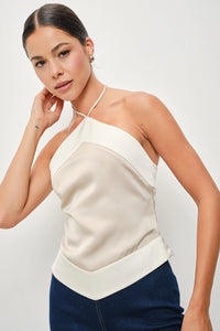 Leda Satin Halter