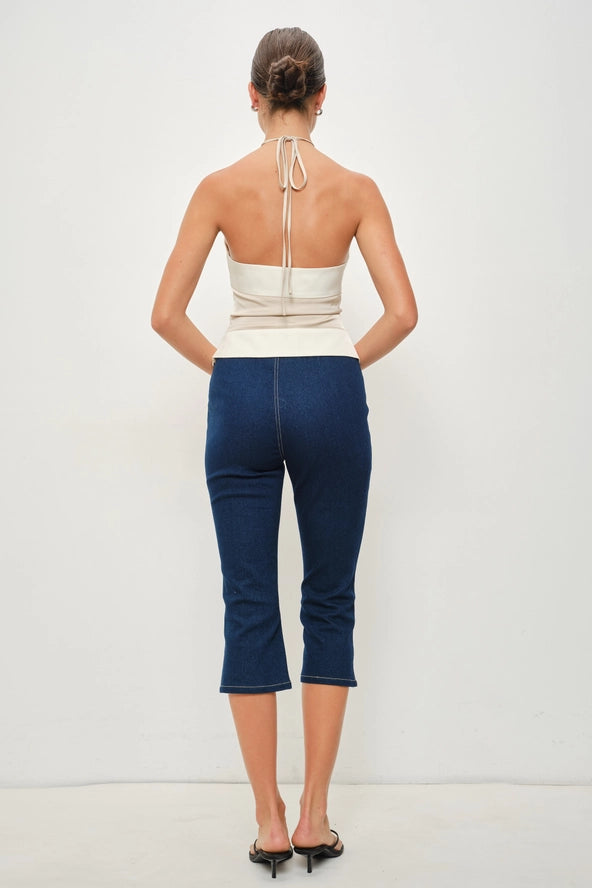 Leda Satin Halter