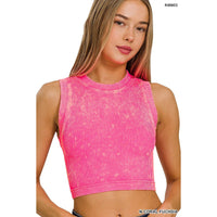 Ribbed Cropped Top (Multiple Colors Available)