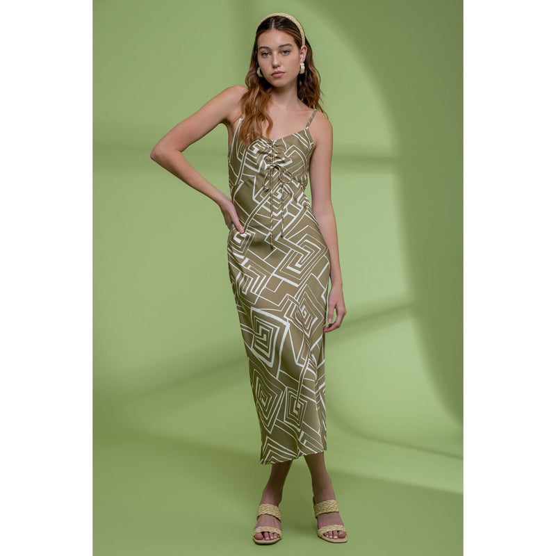 Gio Olive Dress