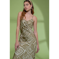 Gio Olive Dress