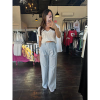 Pastel Blue Trouser