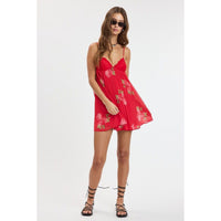 Jillian Dress in Red