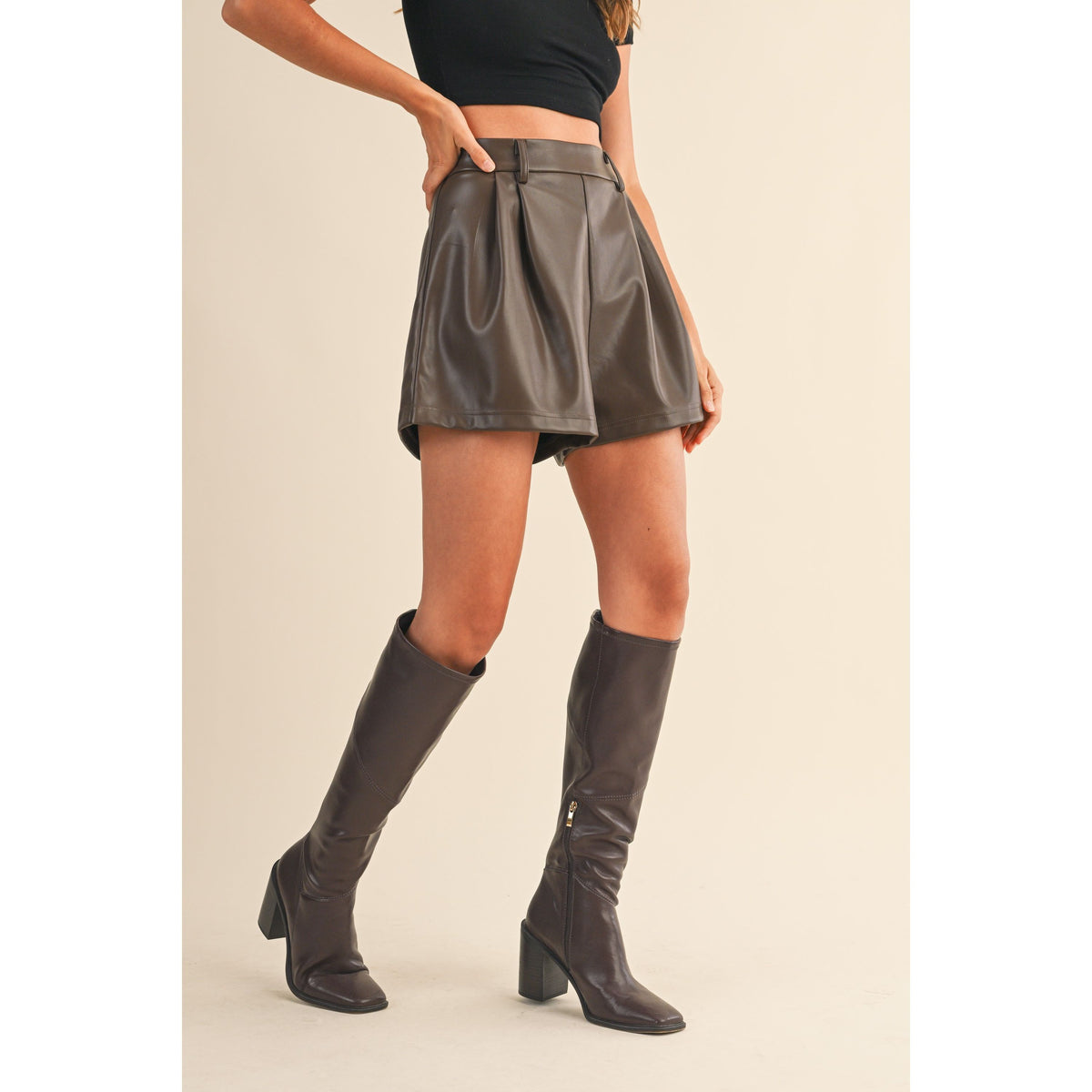 Dana Vegan Leather Short