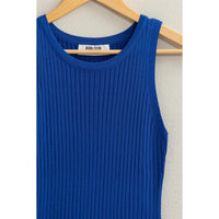 Flirty Ribbed Tank Dress (Two Available Colors)