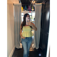Sleeveless Ruffle Top