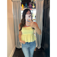 Sleeveless Ruffle Top