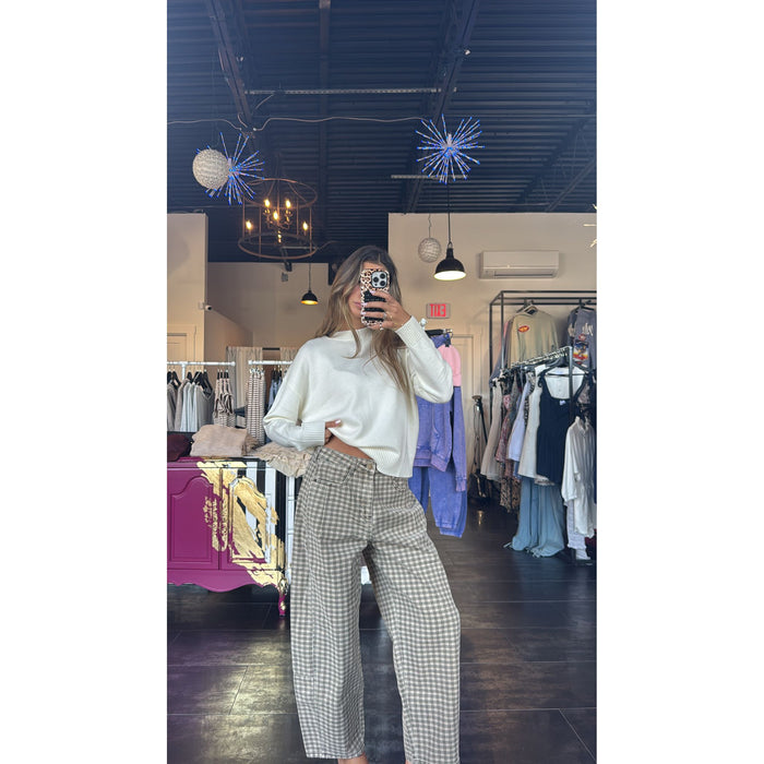 Checker Barrel Pants