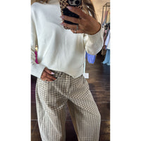 Checker Barrel Pants