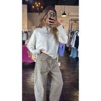 Checker Barrel Pants