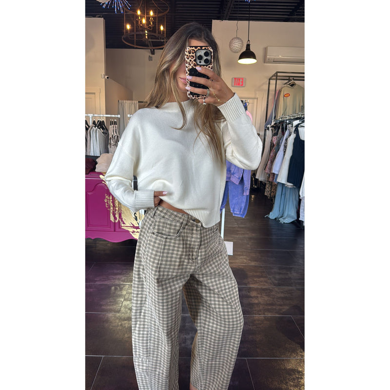 Checker Barrel Pants