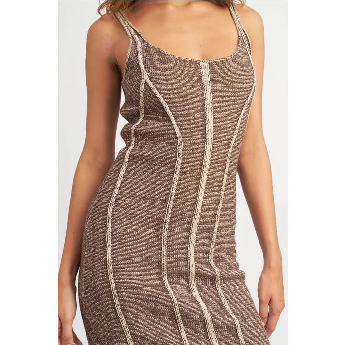 Contrast Dress