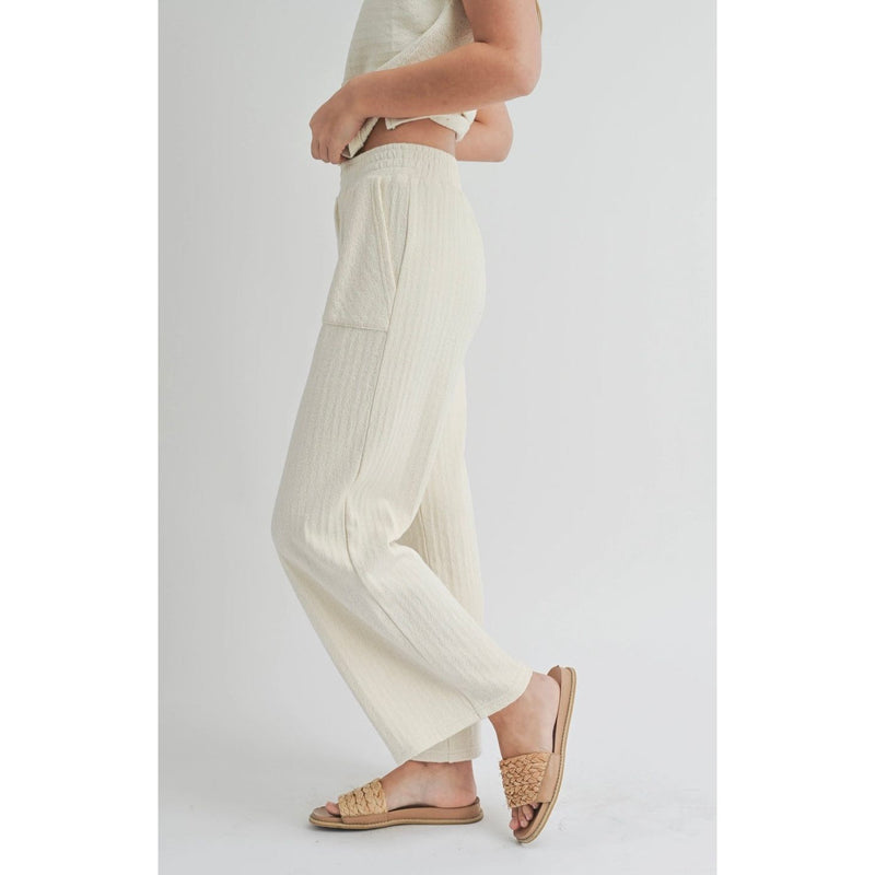 Valley Babe Textured Pant (Part of a Matching Set)
