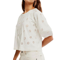 Jessie Eyelet Tee