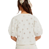 Jessie Eyelet Tee