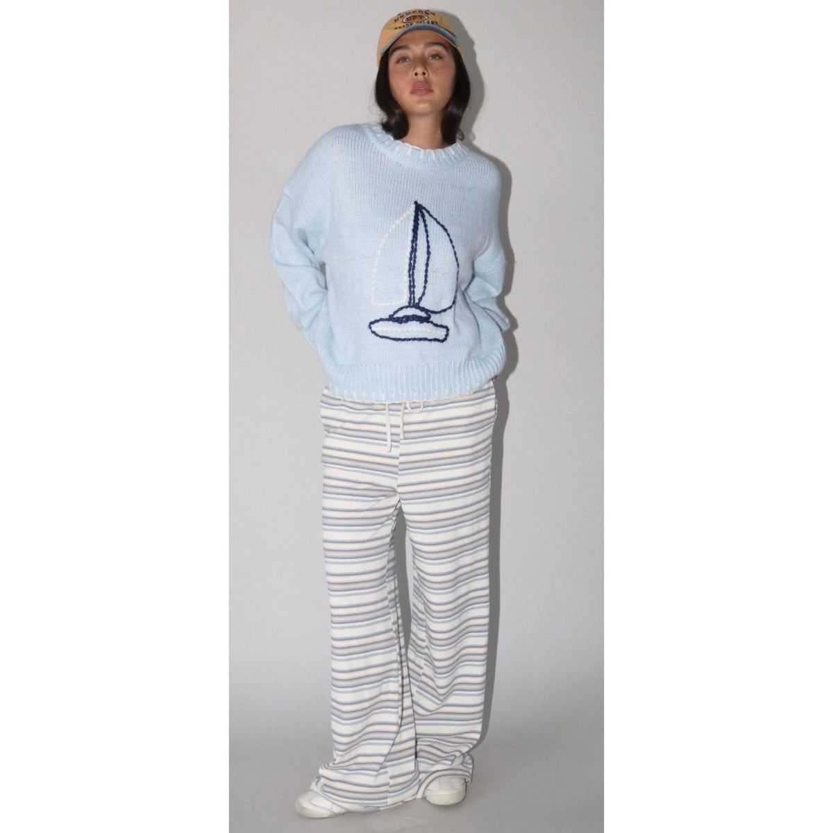 Sailboat Sweater Top