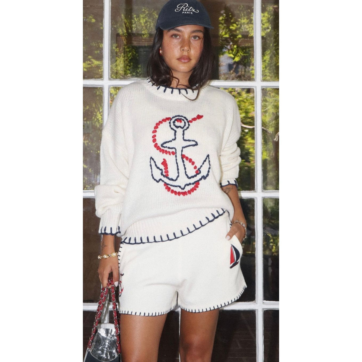 Anchor Sweater Top