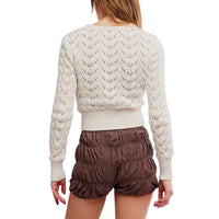 Pretty In Pointelle Cardi
