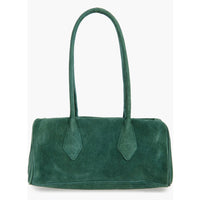 Sierra Suede Shoulder Bag - Emerald