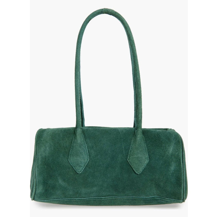 Sierra Suede Shoulder Bag - Emerald
