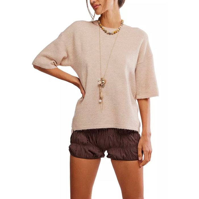Margot Sweater Tee - Pearl Melange