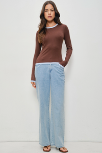 Duo Color Long Sleeve