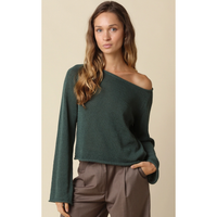 One Shoulder Sweater Top