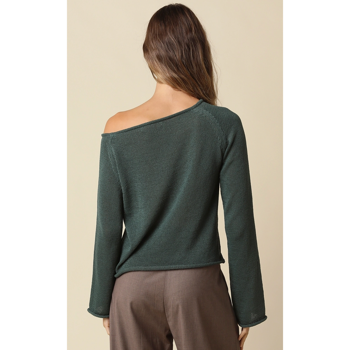 One Shoulder Sweater Top