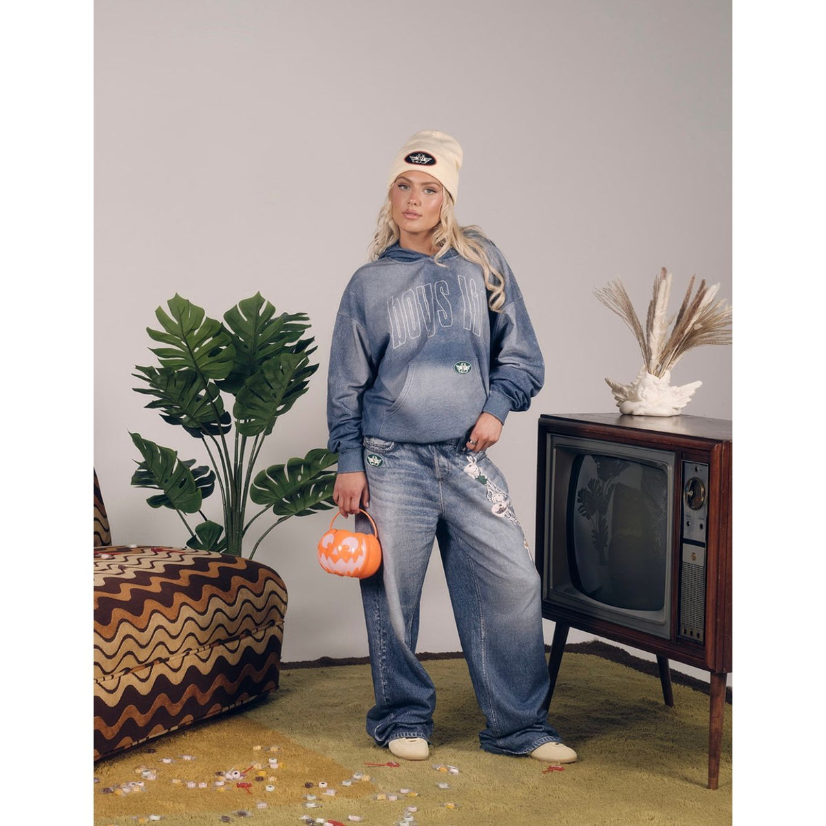 DONE DENIM SWEATPANTS