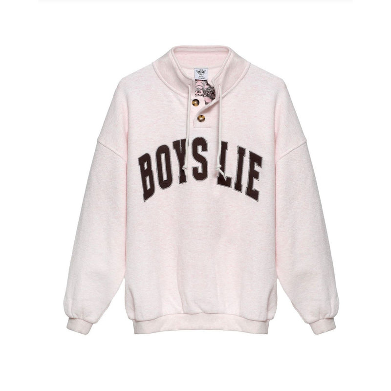 SMOKE AND MIRRORS HENLEY CREWNECK