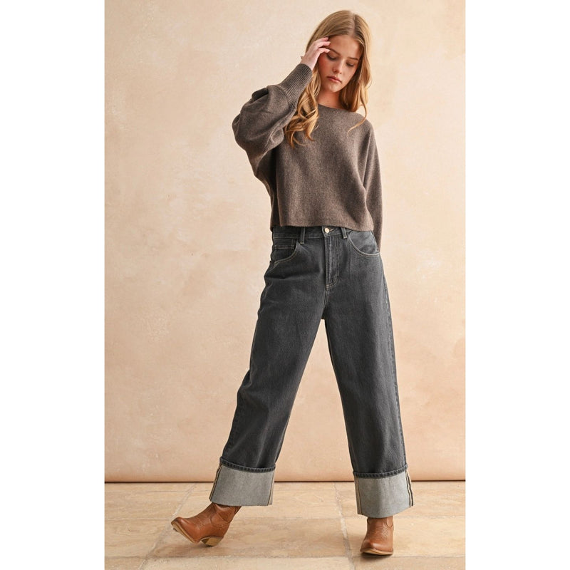 Boat Neck Sweater Top