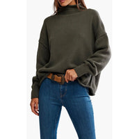 X We the Free WTF Torres Roll Neck (Army Green)