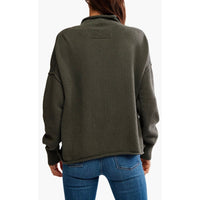 X We the Free WTF Torres Roll Neck (Army Green)