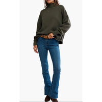 X We the Free WTF Torres Roll Neck (Army Green)