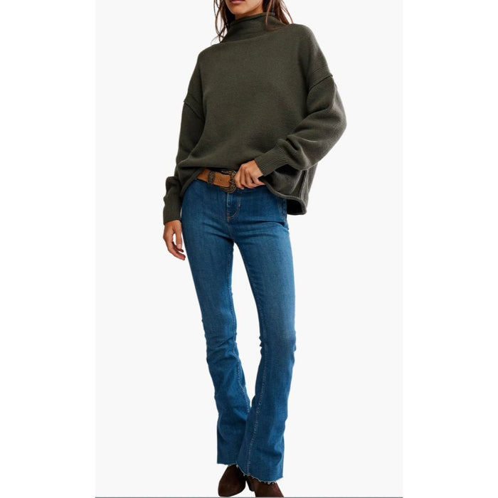 X We the Free WTF Torres Roll Neck (Army Green)