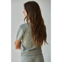 Cozy Travel Top - Sage (Part of a Matching Set)