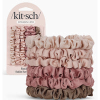 Ultra Petite Satin Scrunchies 6pc  (2 Colors)